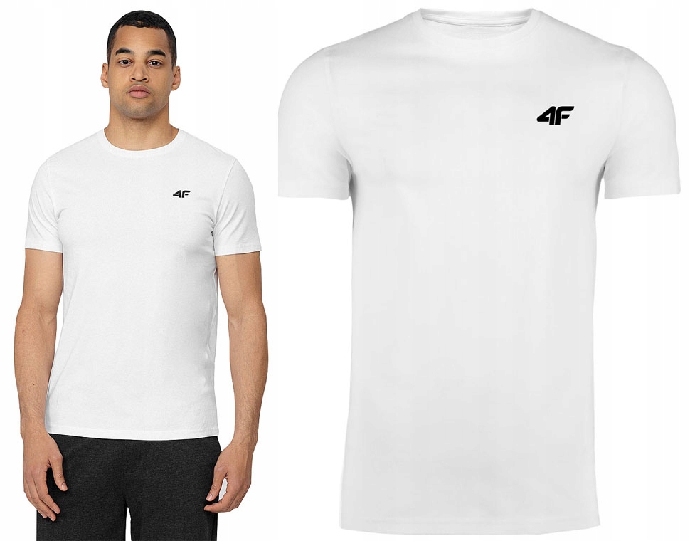 

4F Koszulka Męska T-shirt Bawełna TSHM536 r.L