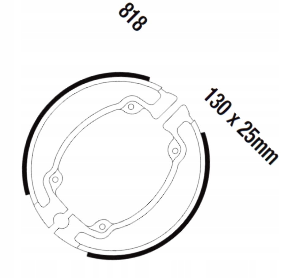 Brzdové Čelisti Malaguti Ciak 125