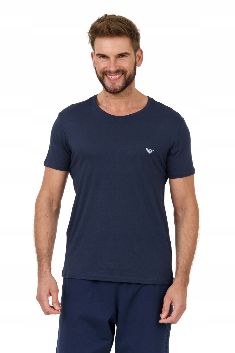 Emporio Armani Tmavě modré tričko Basique XXL
