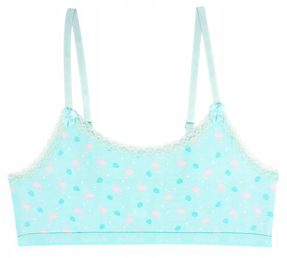 Yo! BAWEŁNIANY STANIK TOP MŁODZIEŻOWY 146-152 M