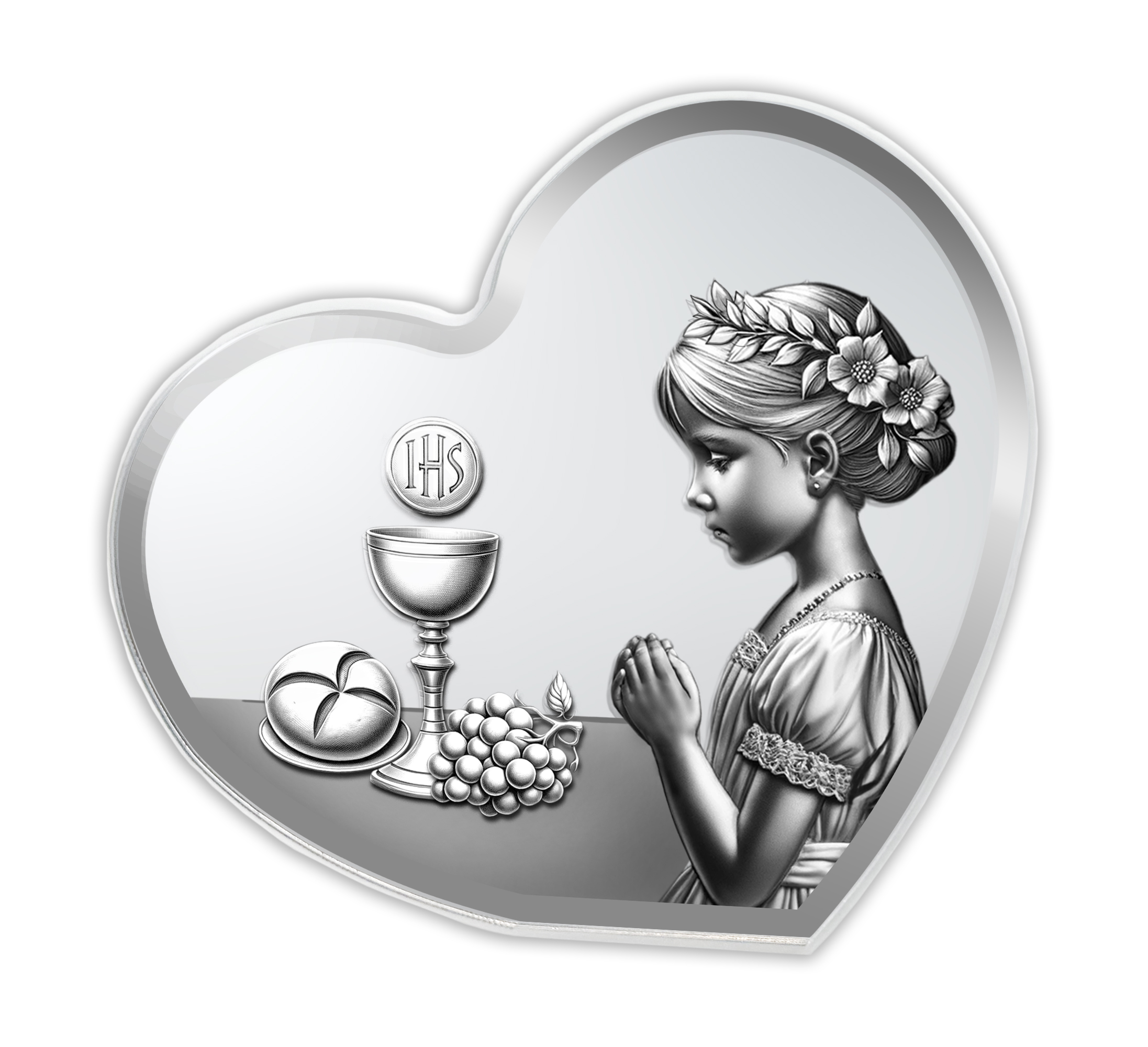 PAMIĄTKA PIERWSZEJ KOMUNII ŚWIĘTEJ OBRAZEK PREZENT NA KOMUNIĘ Z GRAWEREM EAN (GTIN) 5906146712218