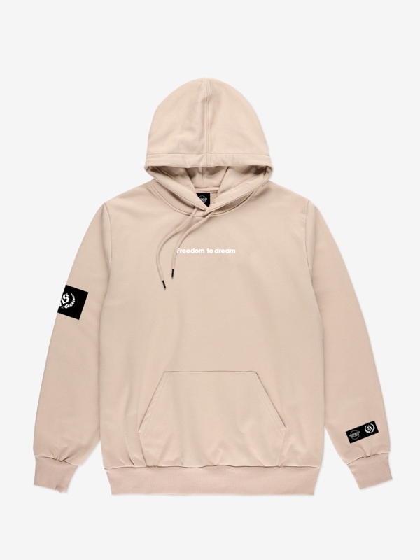 Mikina Środowisko Miejskie " Freedom To Dream " Béžová vel. M