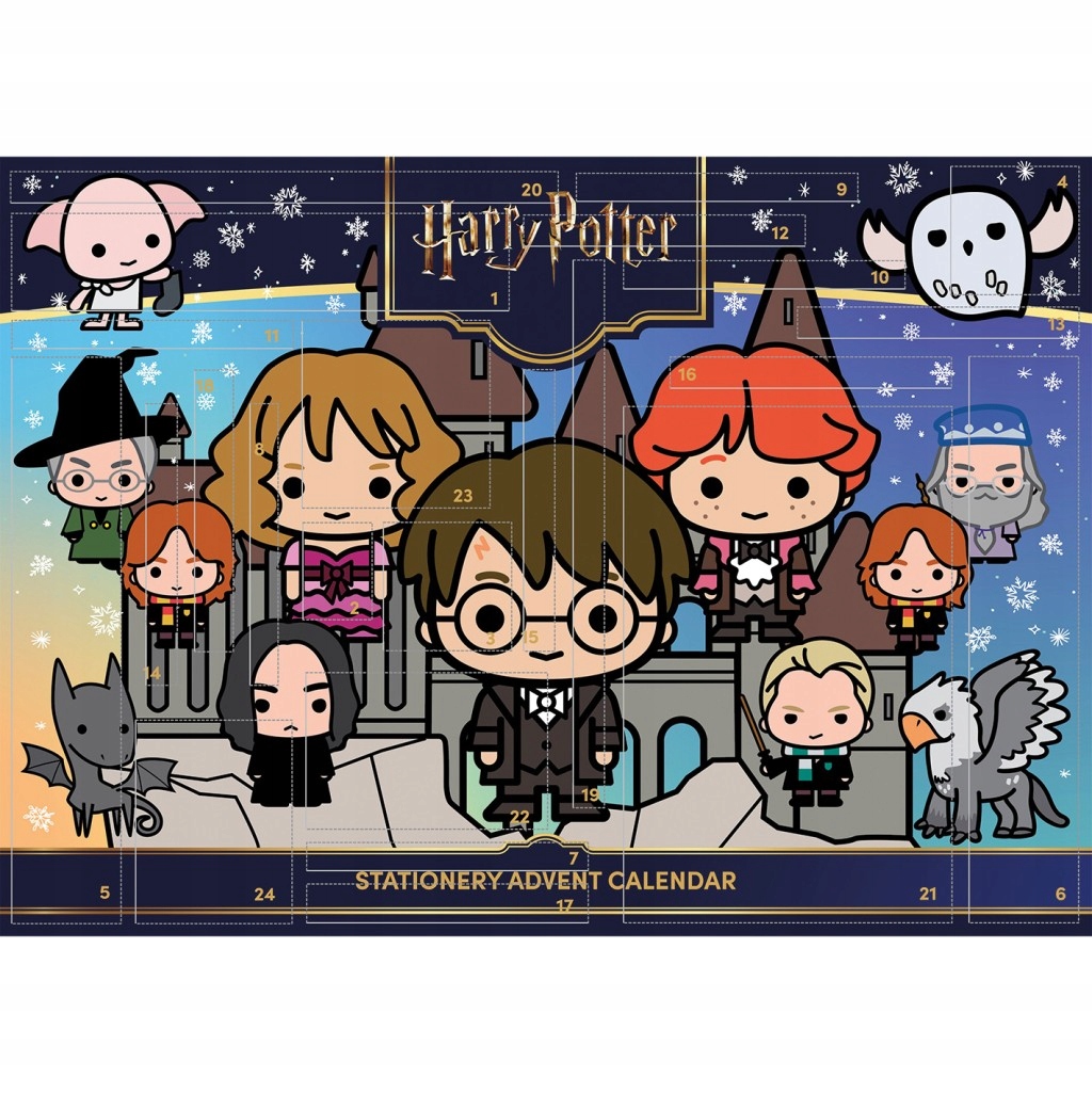 Адвент-календарь Pyramid International Harry Potter, 24 школьные принадлежности