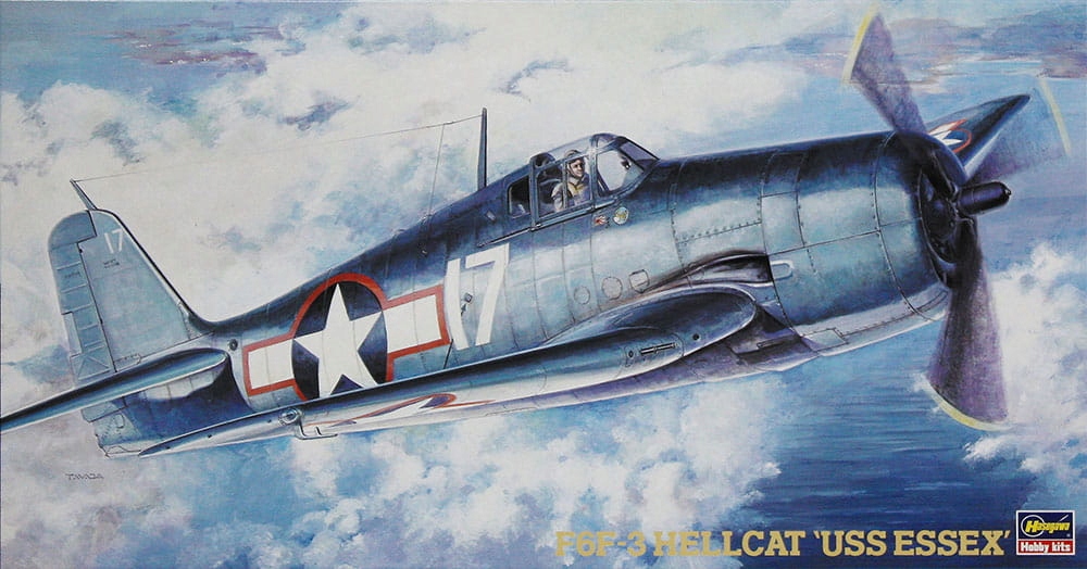 F6F-3 Hellcat Uss Essex 1:48 Hasegawa JT34