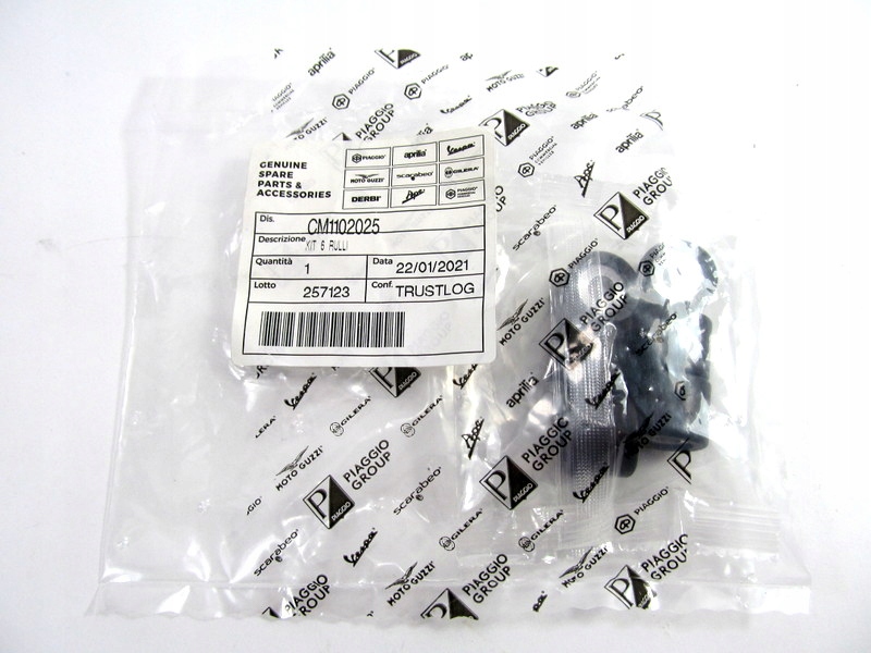 Oryginalne rolki Piaggio Gilera Aprilia Vespa 50 NRG ZIP 19x15,5 6,3g Producent Piaggio OE