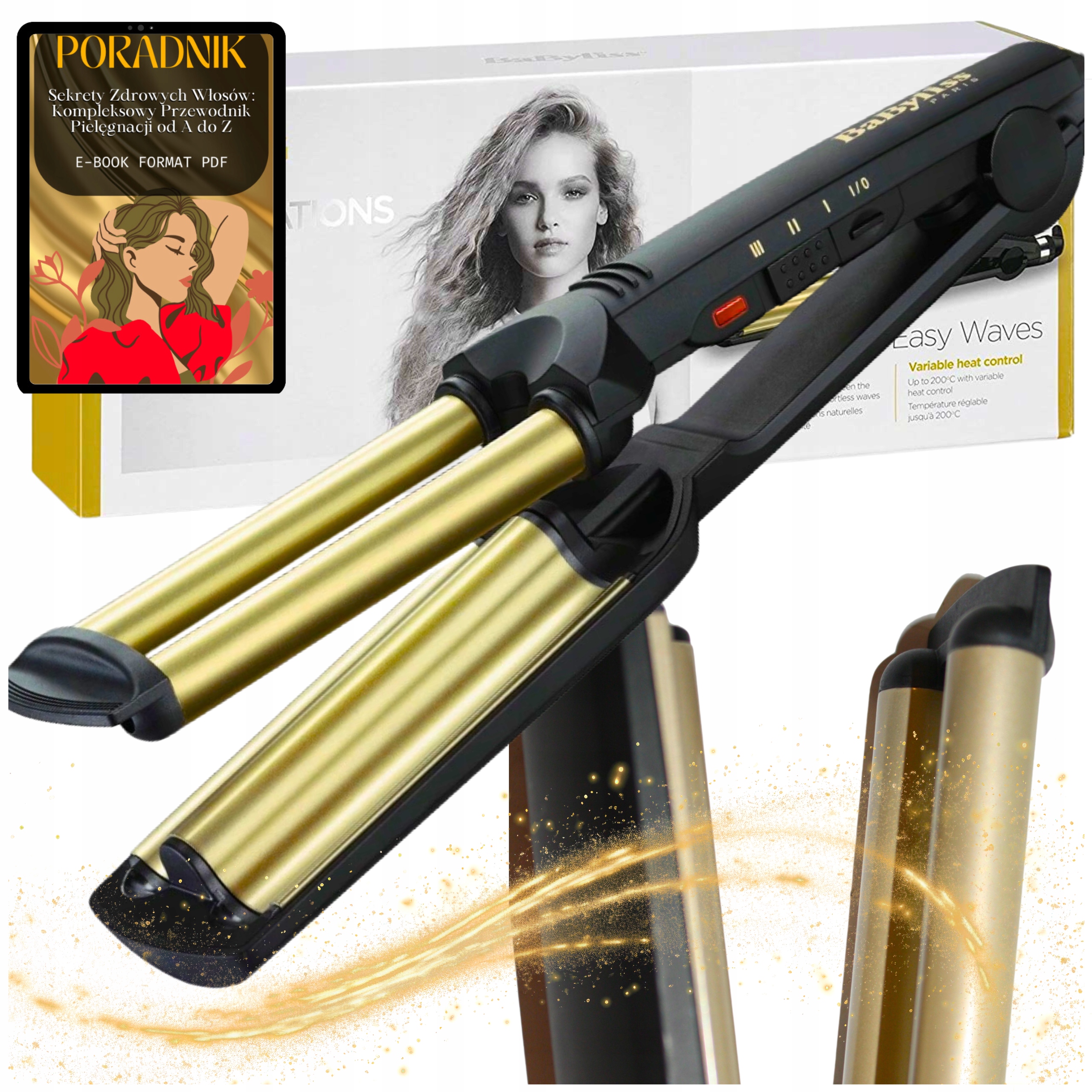 Niezawodna Falownica Do Włosów Babyliss Lokówka Ceramiczna