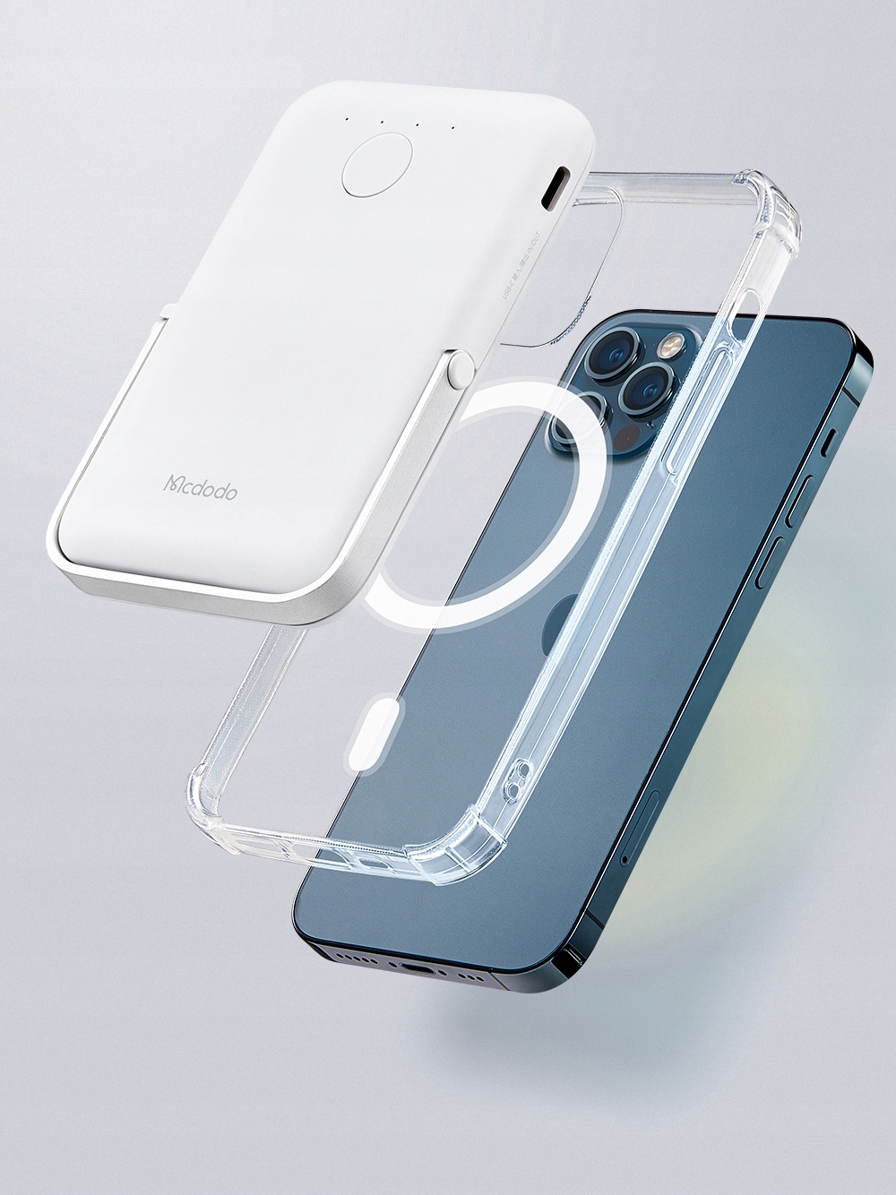 MCDODO POWERBANK INDUKCYJNY 5000 STOJAK MAGSAFE Liczba złączy ładujących 2