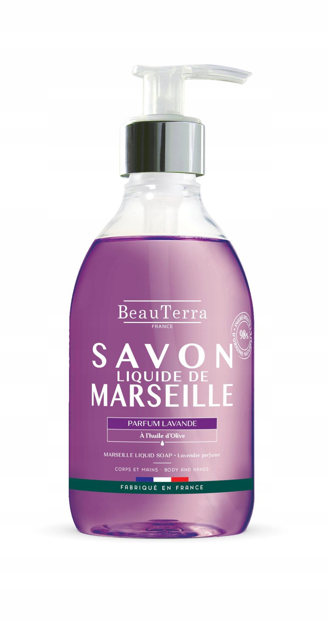 Beauterra Marseilské Tekuté Mýdlo Levandule 300 ML