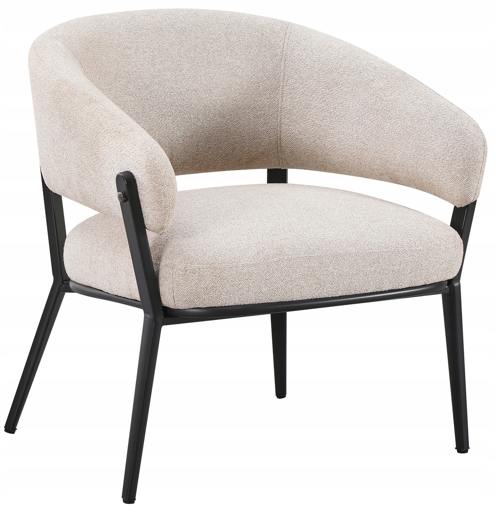 Odpočinkové křeslo Symbled v látce boucle béžové