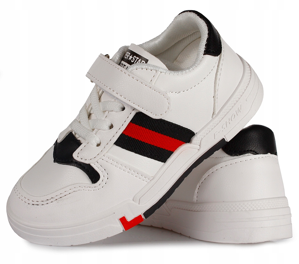 Białe trampki adidaski CLIBEE sneakersy lekkie 31