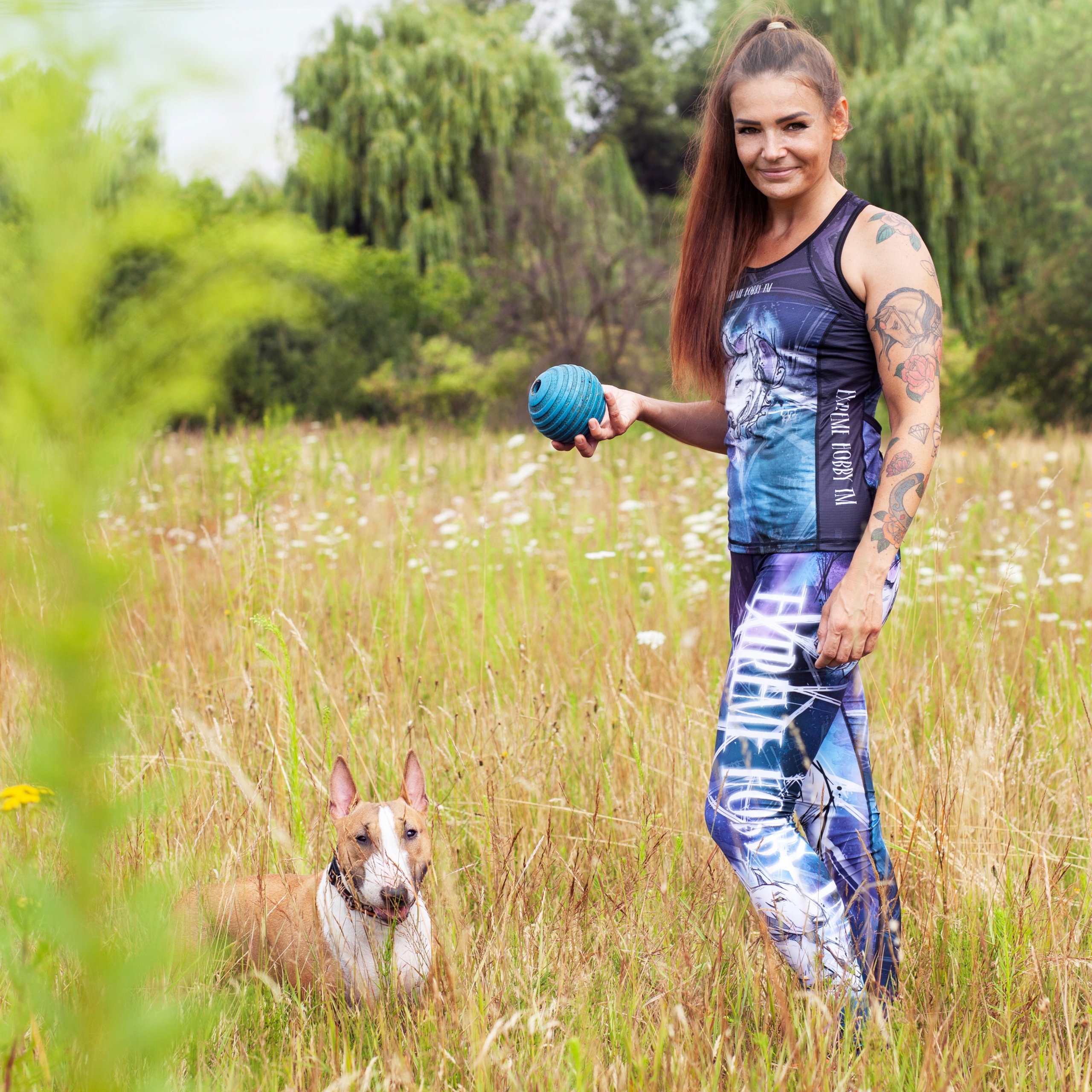 Koszulka fitness damska na ramkach BULTERIER XS Marka Extreme Hobby