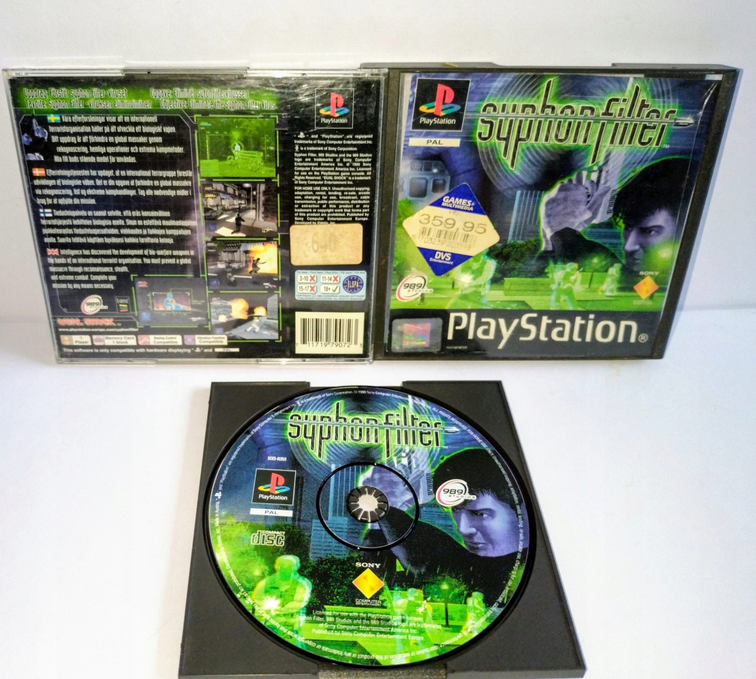 SYPHON FILTER PlayStation (PSX) pudełkowa