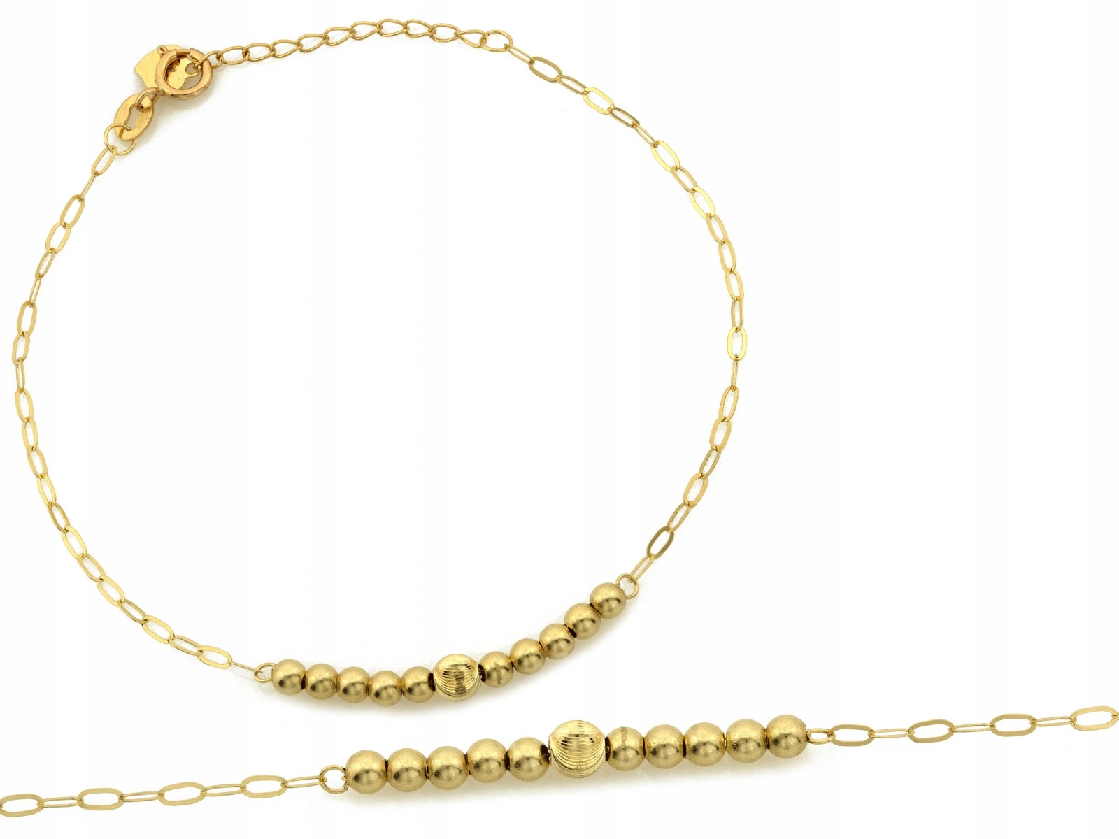 Zlatý dámský náramek 585 od klenotníka 14k