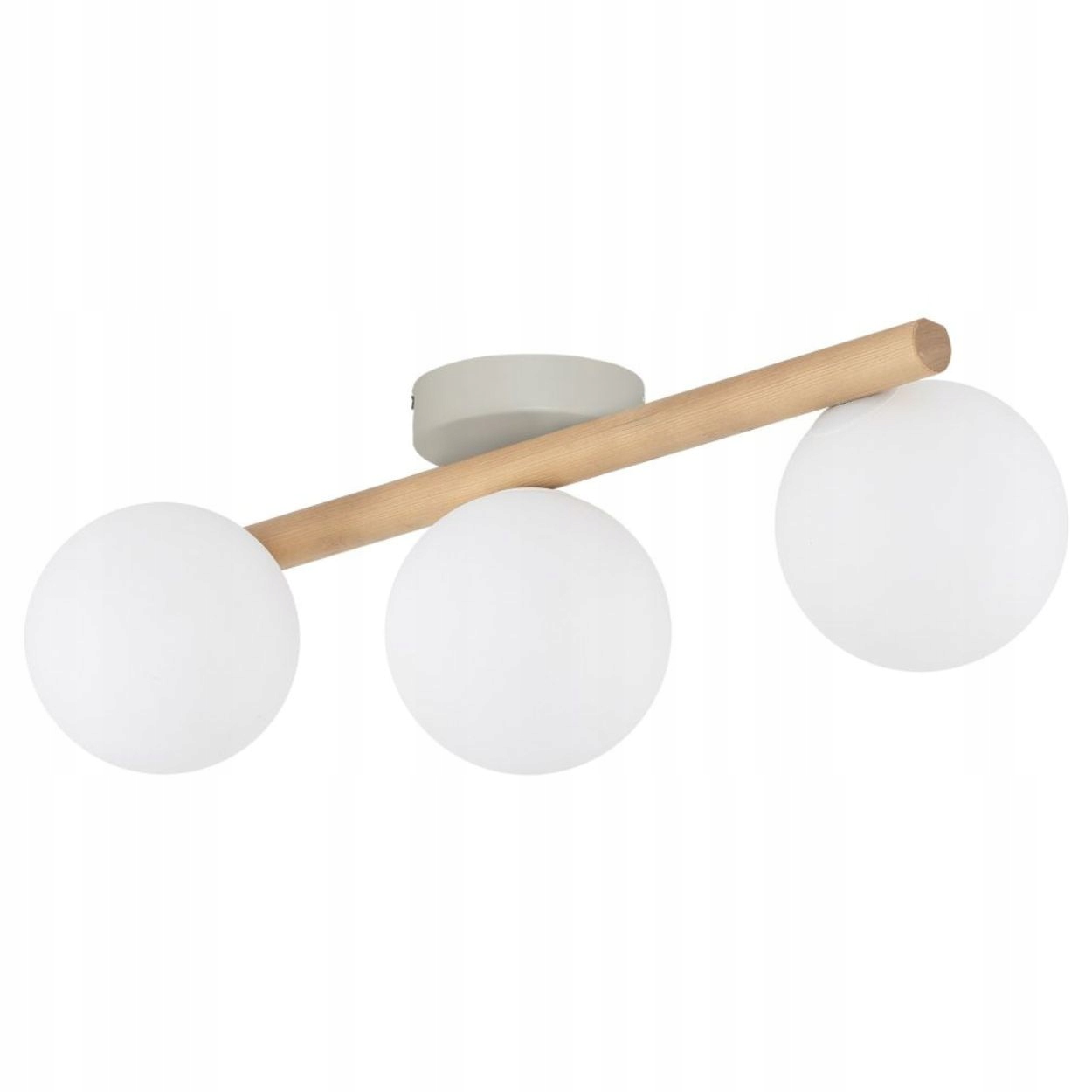 Stropná lampa Estera Wood biela borovica 3xG9 Moderné Osvetlenie Gule