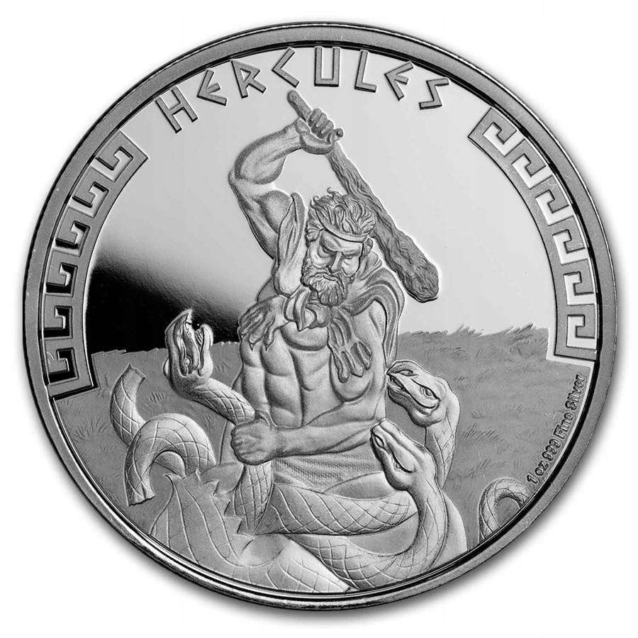 Greek Mythology: Herkules 1 uncja srebra 2023