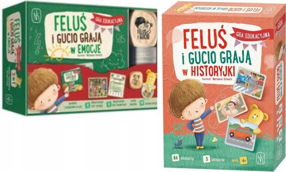 Feluś i Gucio grają w emocje Feluś i Gucio grają w historyjki