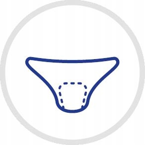 CANPOL MAJTKI POPORODOWE WIELORAZOWE L/XL 2szt. Fason siateczkowe