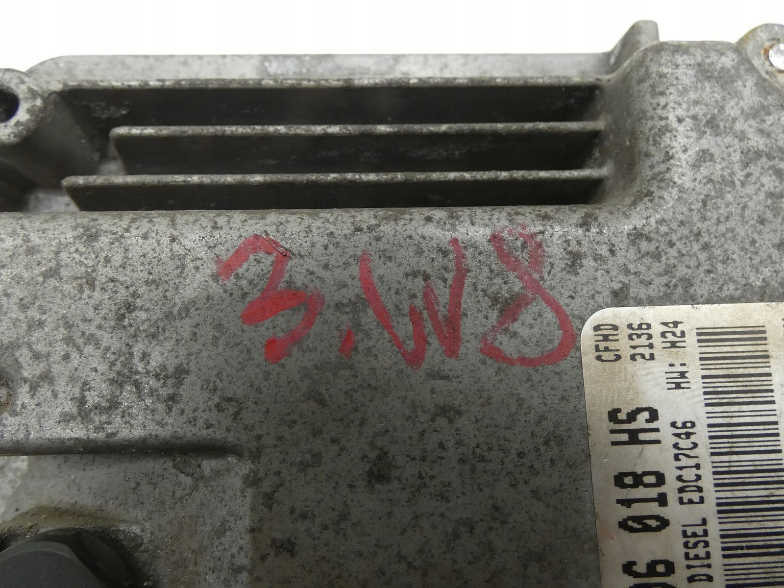 control unit computer of the engine AUDI A1 8X 2.0 TDI CFH 03L906018HS