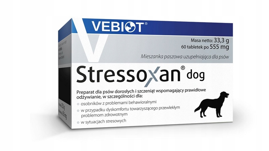 Levně Vebiot Stressoxan dog 60 tablet