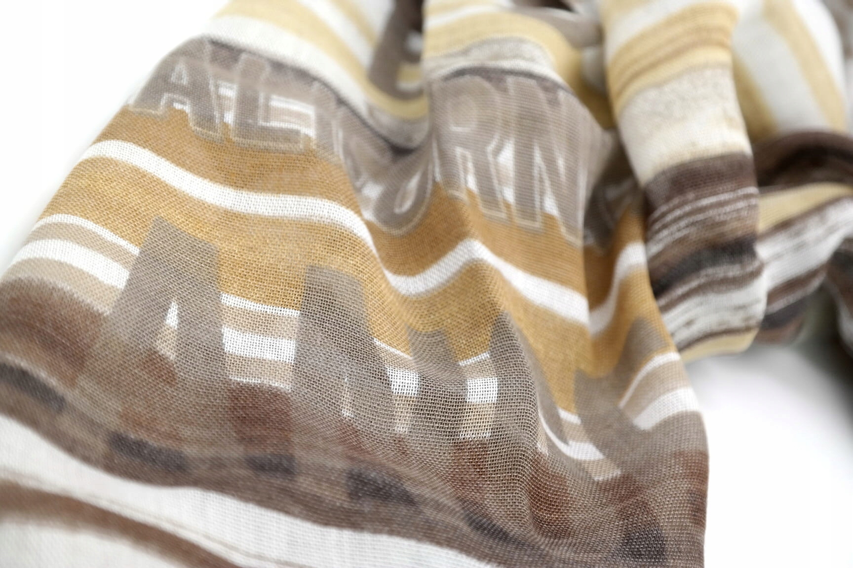 GUESS szal męski brąz-beż paski SZGS05 Długość (cm) 172