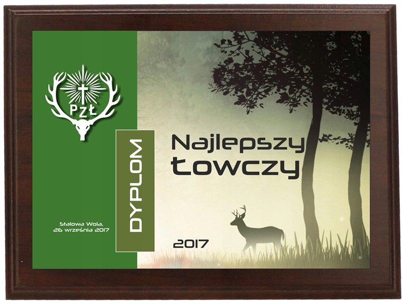 Diplom Nejlepší lovecký lov Pouzdro 30x23