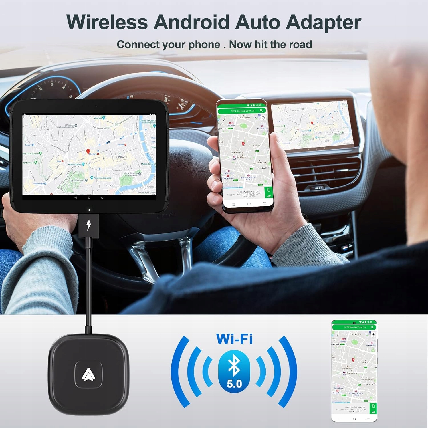 Adapter z systemem Android CarPlay SANGOUS Radio brak informacji