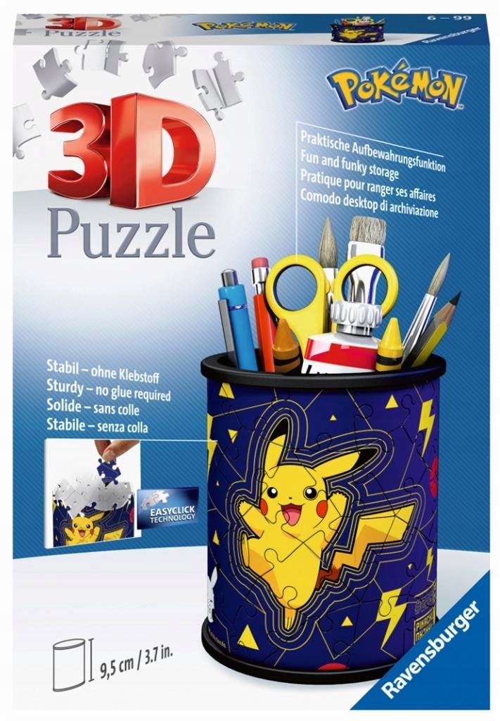 

Ravensburger Puzzle 3D Przybornik Pokemon Pikachu