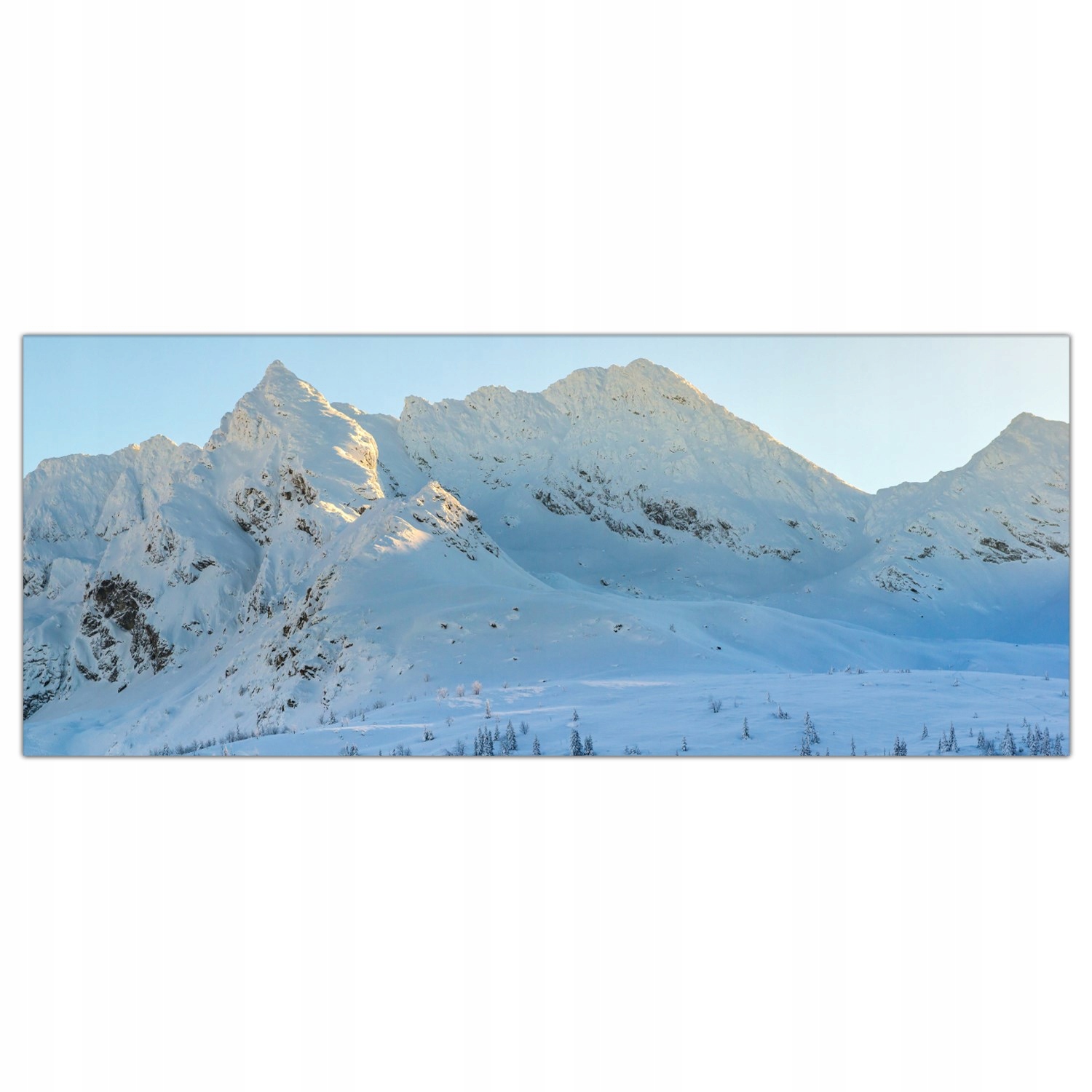 

Obraz na szkle Foto Śnieg Góry Krajobraz 125x50