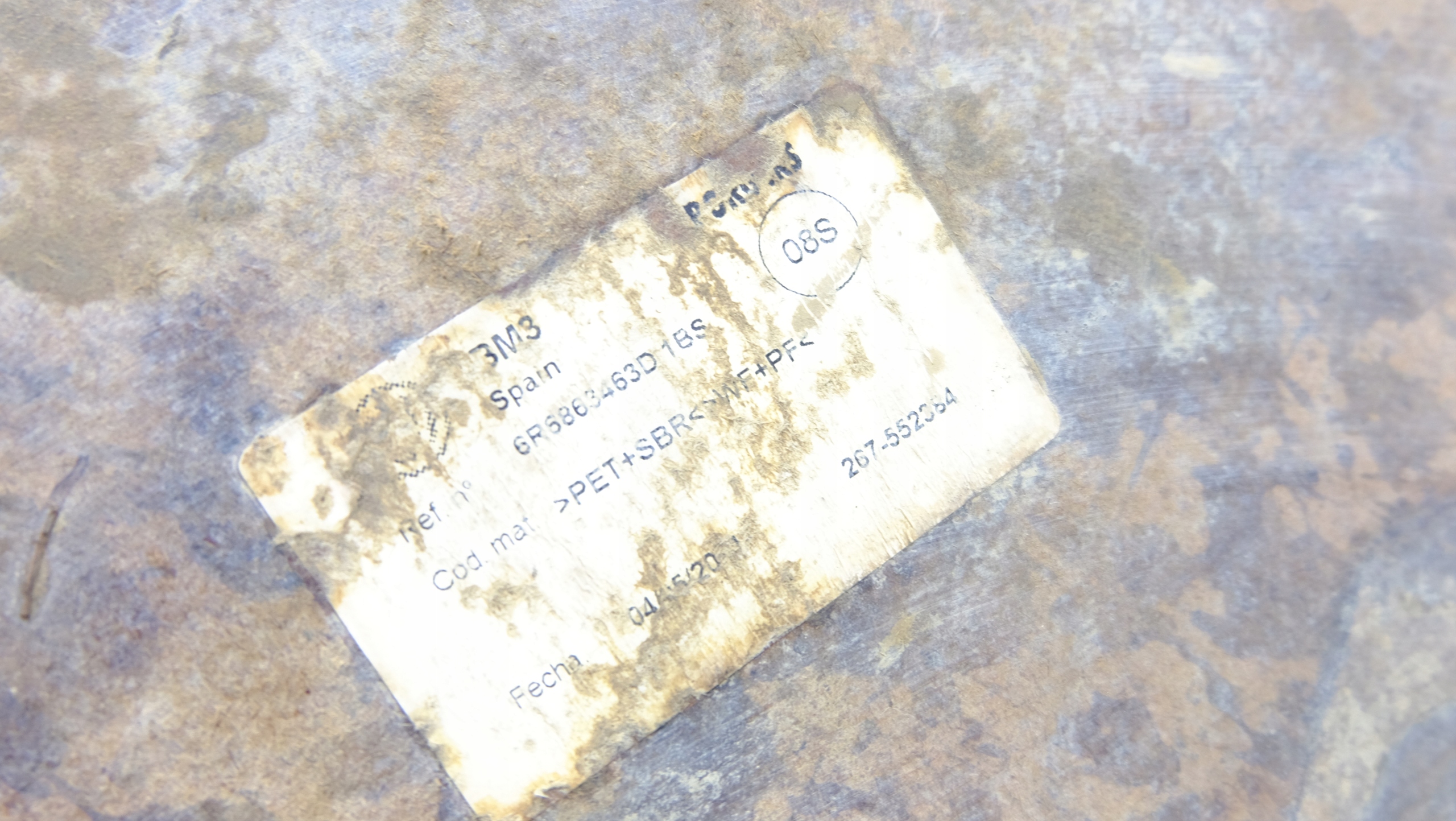 vw Polo V 6R ковер багажника