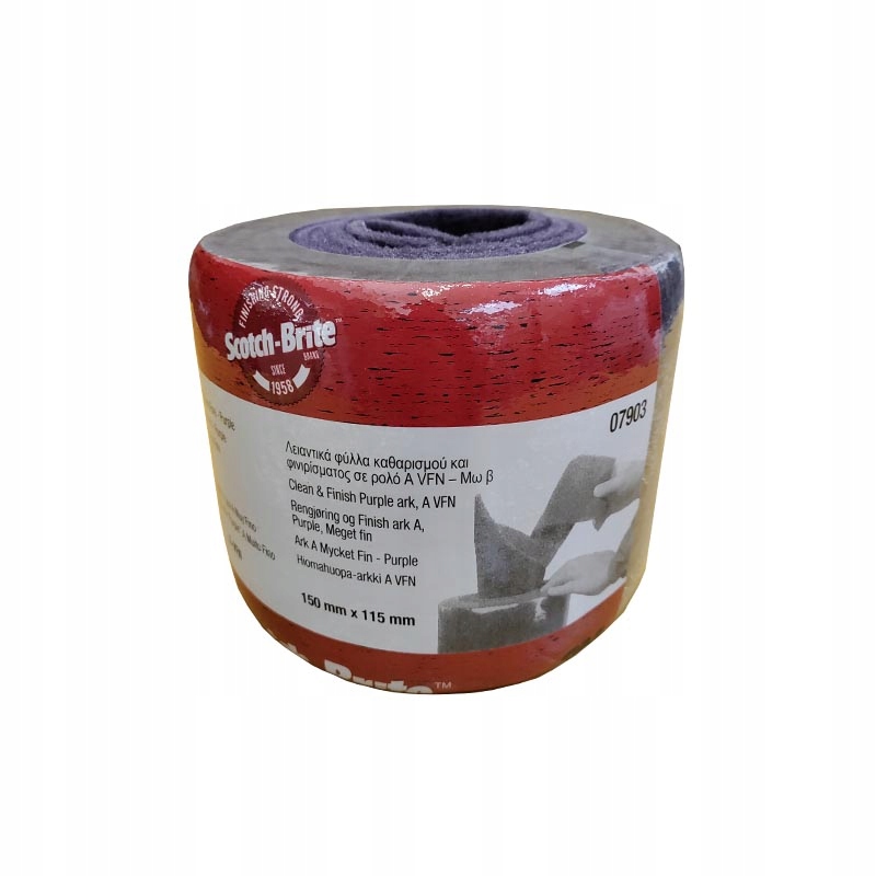 3M 7903 Scotch-Brite Fialový A-vfn Pre-cut Multi-flex Valček