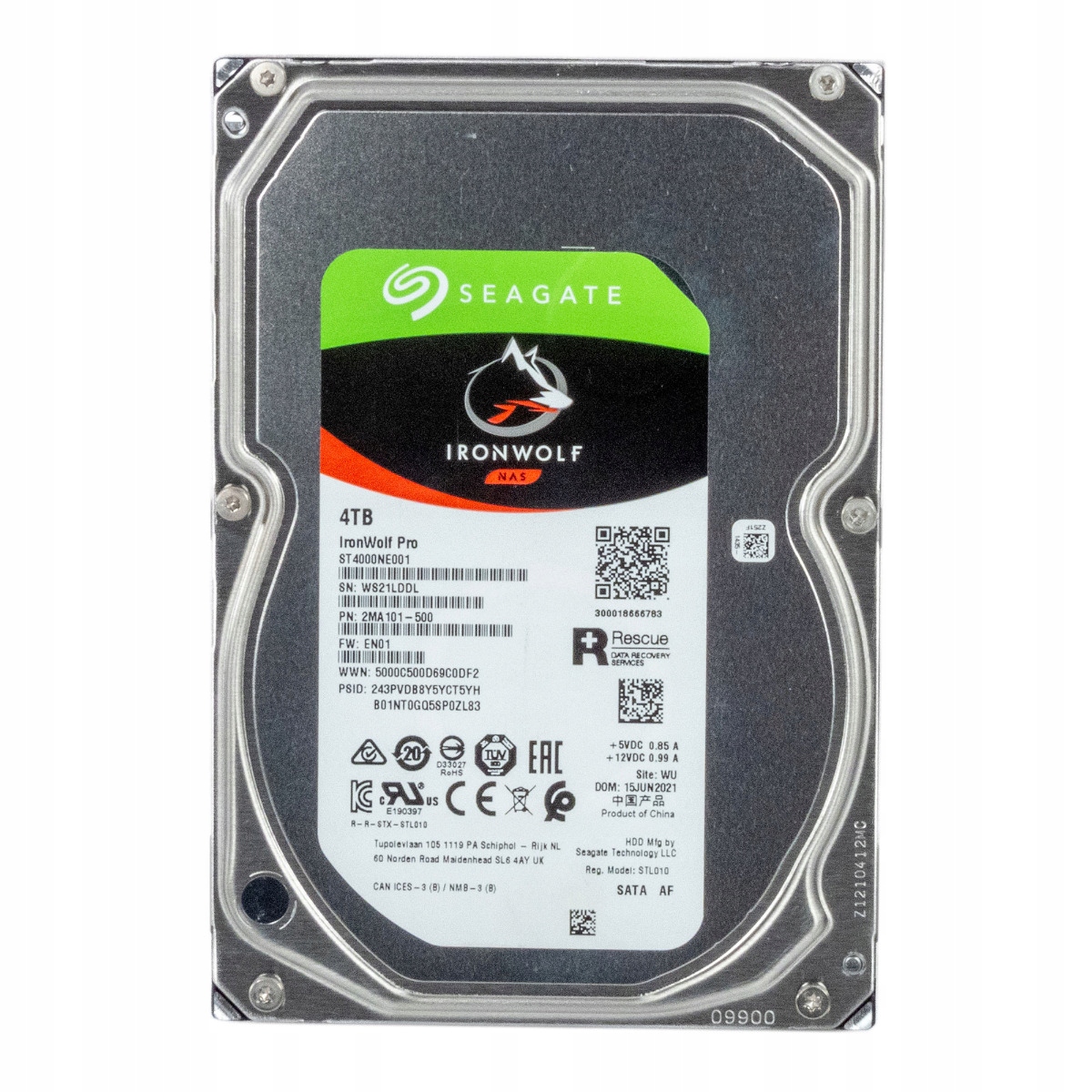 Seagate IronWolf Pro 4TB Sata III 7.2K 256MB 3.5'' ST4000NE001