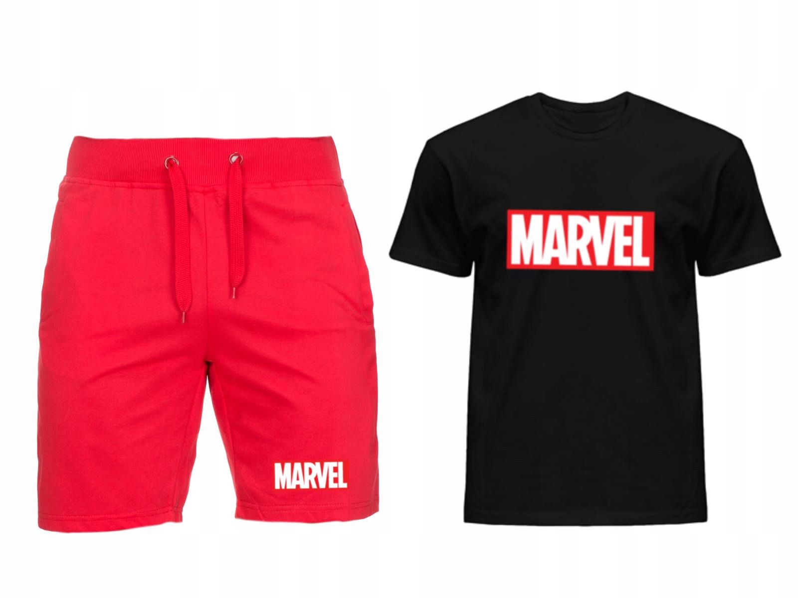 Komplet Tričko Kraťasy Marvel Pánské M