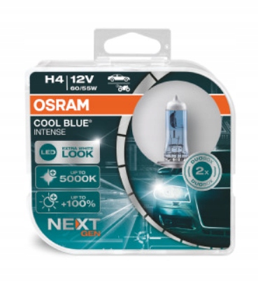 

Żarówka 12V H4 P43 60/55W Osram Cool Blue Next Duo