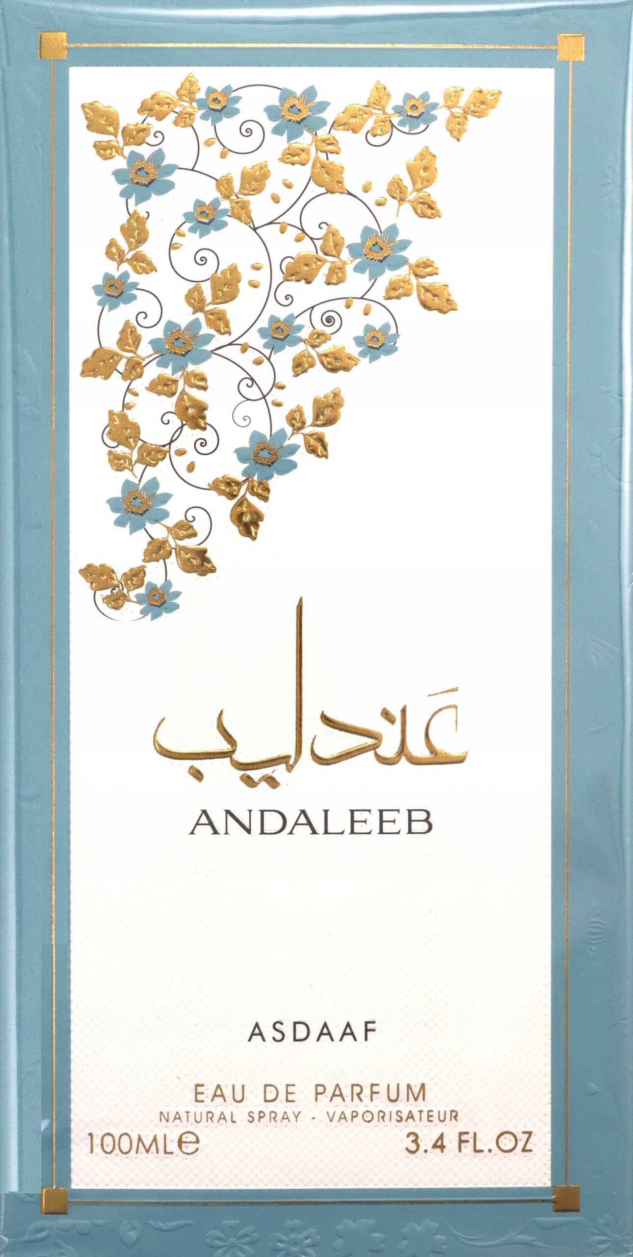 ASDAAF ANDALEEB - WODA PERFUMOWANA - VOLUME: 100 ML