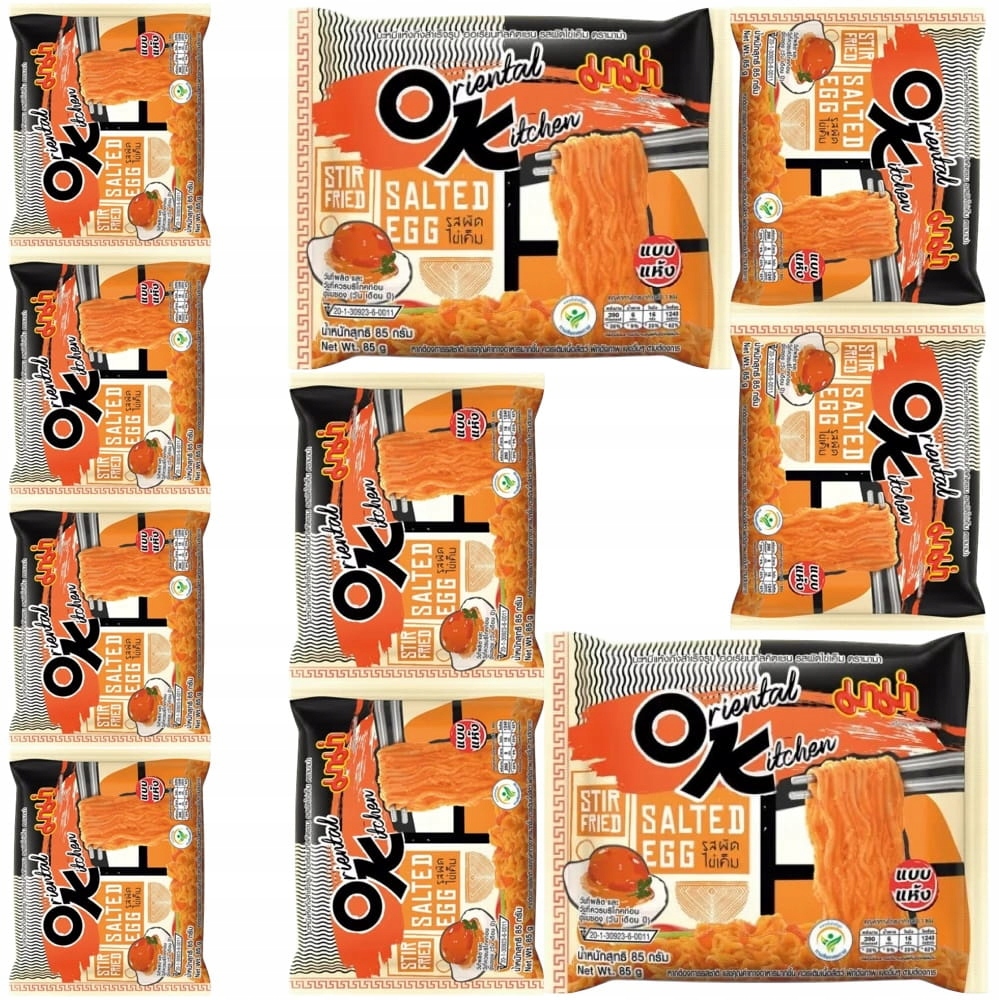 Levně 10x Blesková polévka Těstoviny Instant Stir Fried Egg Solené vejce 85g Mama