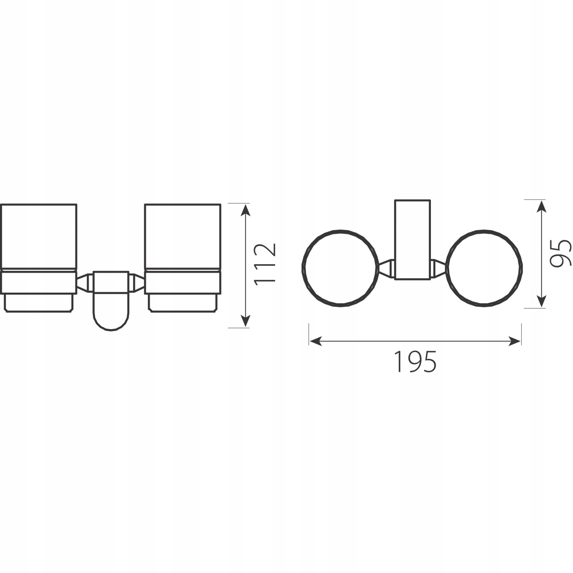 Ferro audrey szklanka podwójna chrom EAN (GTIN) 5901095651151