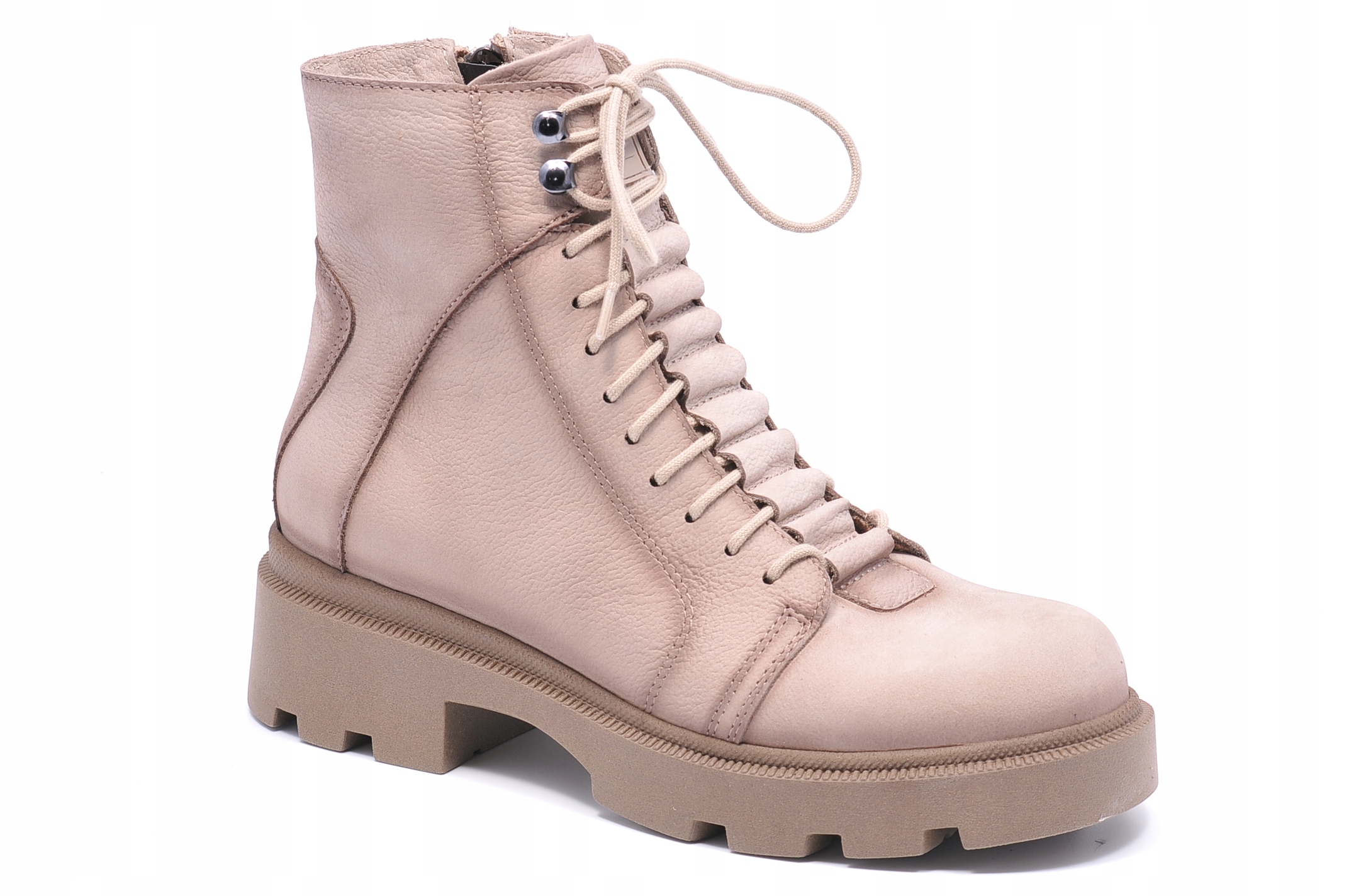 Nessi 24673 Béžové 9 Kotníkové Boty Velikost 38