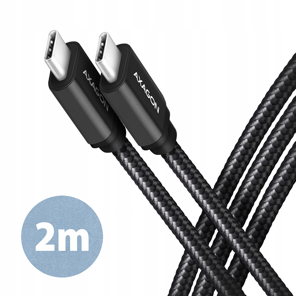 

Axagon kabel Usb-c - Usb-c Usb 3.2 Pd 60W 2m oplot