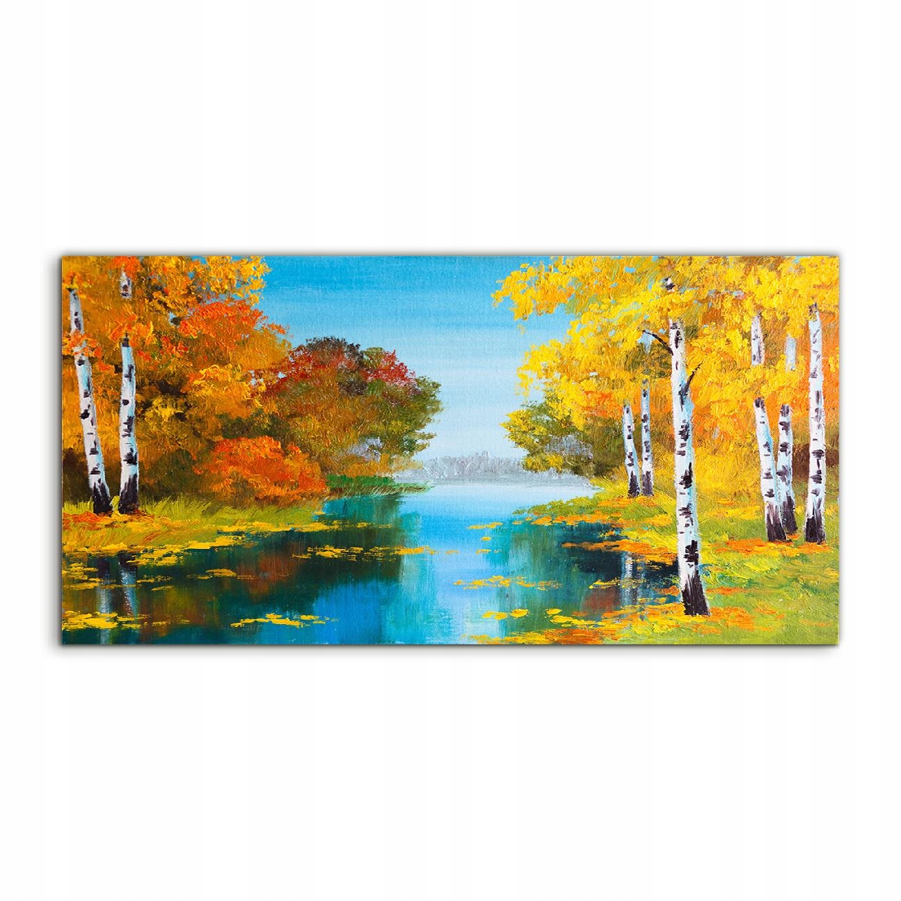 

Obraz 140x70 cm na ścianę Brzoza Drzewa Krajobraz