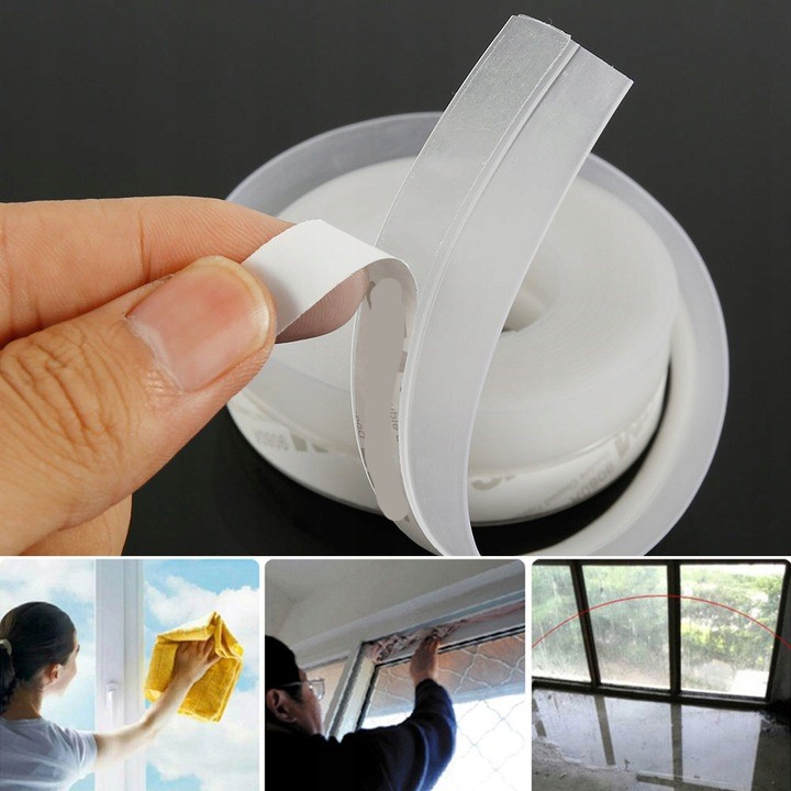 Taśma uszczelka SILIKONOWA uszczelniająca do DRZWI OKIEN na zimno 3M Marka inna