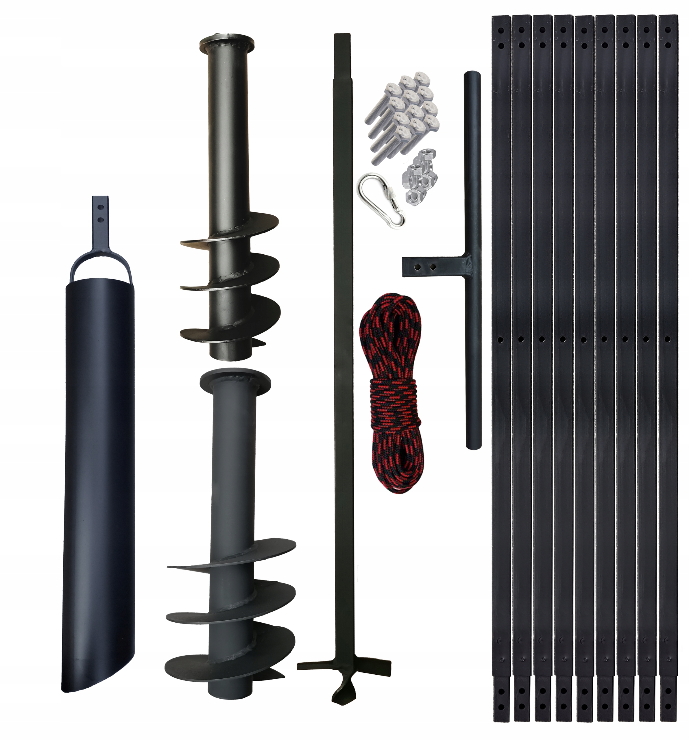 

Wiertnica ręczna studni 145+180mm 10m szlamówka