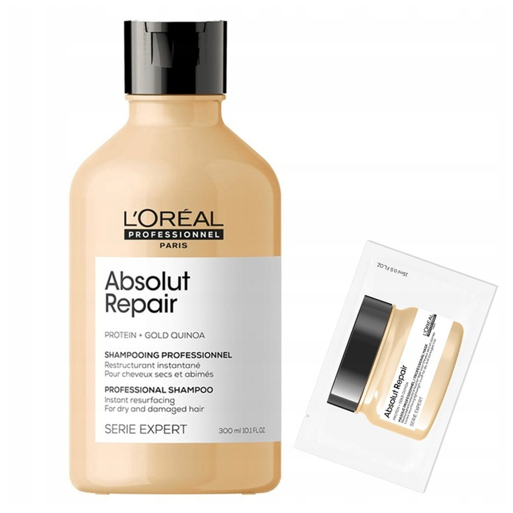 Loreal Absolut Repair šampon pro poškozené vlasy, obnovující, 300 ml