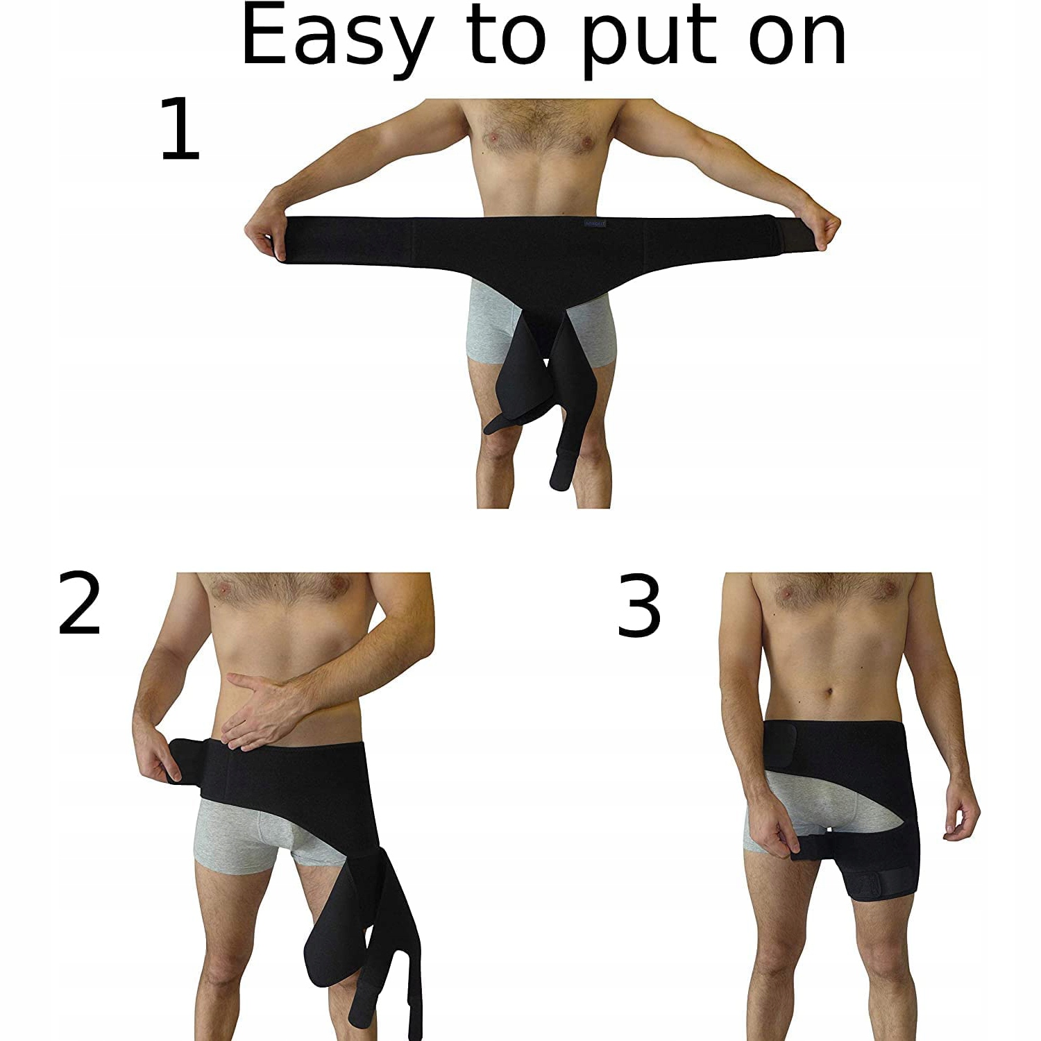 ORTEZA NA STAW BIODROWY STABILIZATOR NA BIODR Kolor dominujący czarny