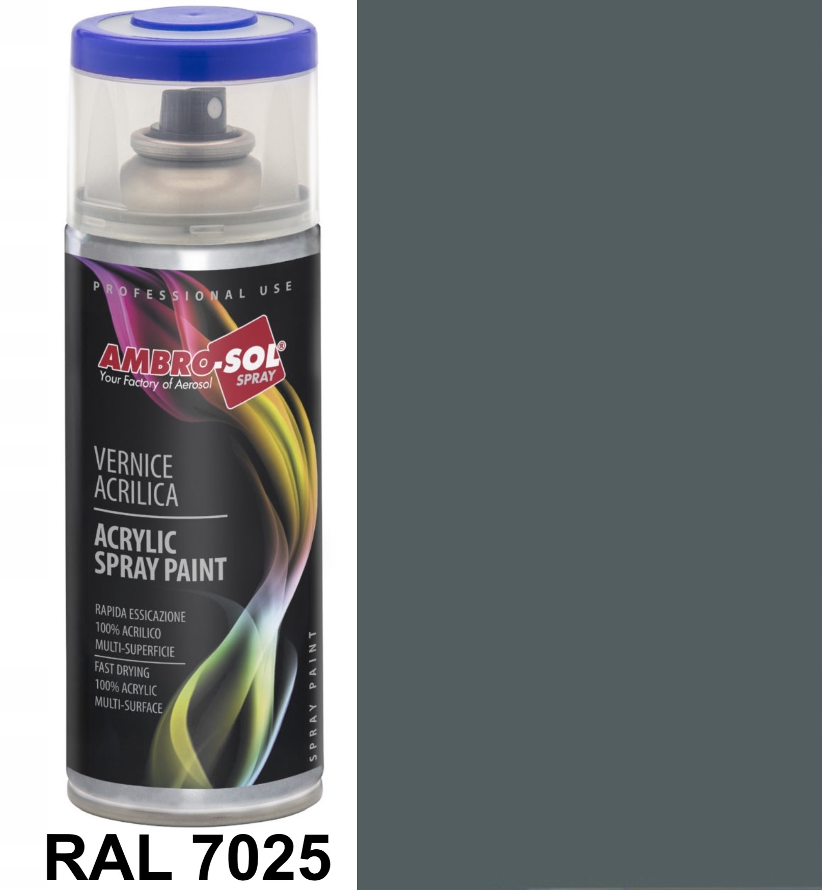 AMBROSOL 7025 RAL LAKIER AKRYLOWY FARBA SPRAY 400 ML