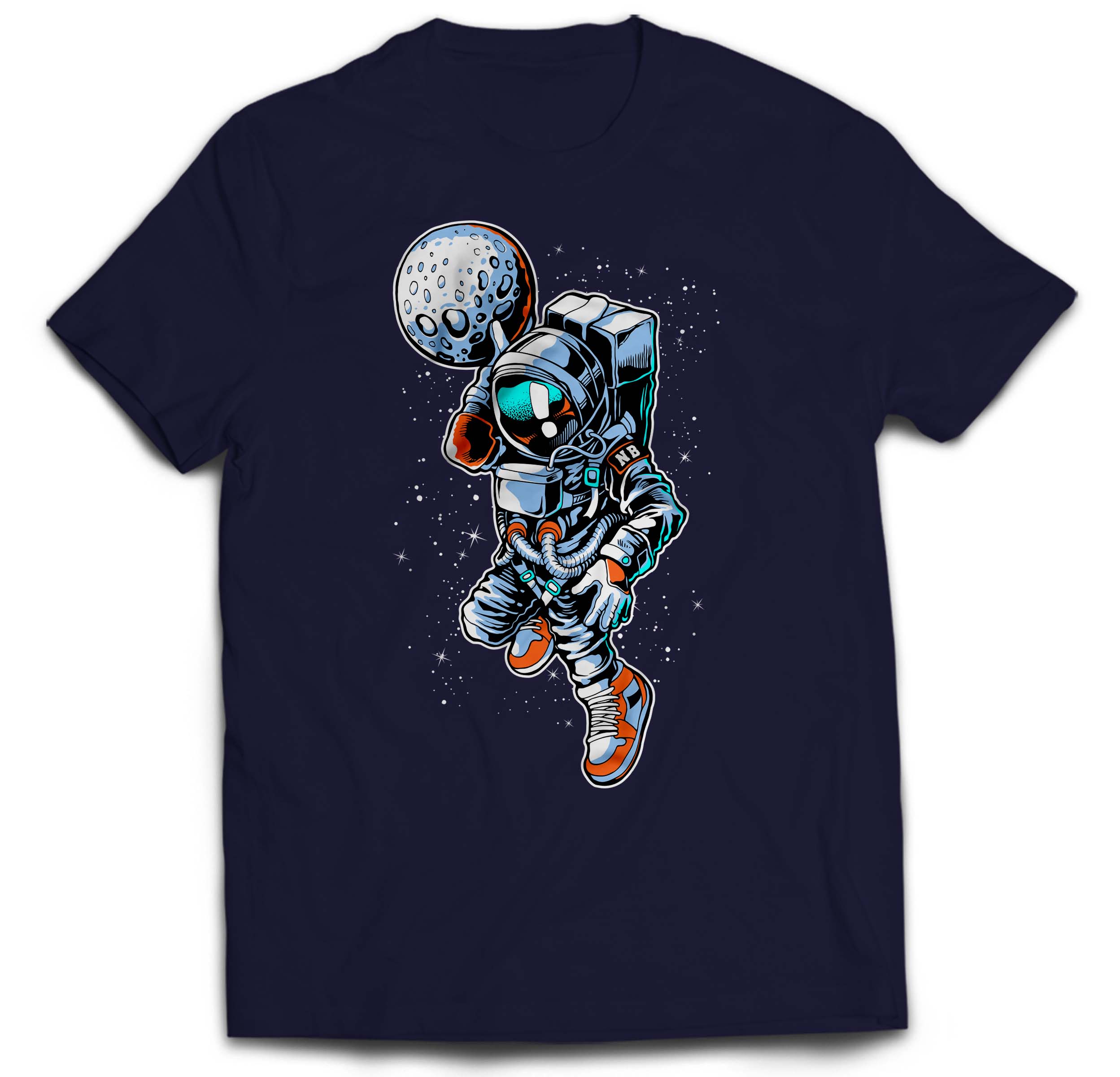 

Koszykarz Astronauta Na Orbicie Księżyc 7/8 Lat
