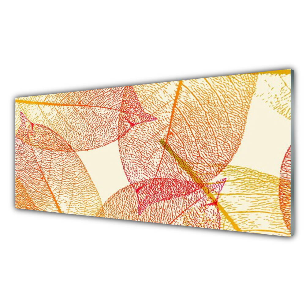 

Fotoobraz nowoczesny 125x50 Liście Sztuka Roślina