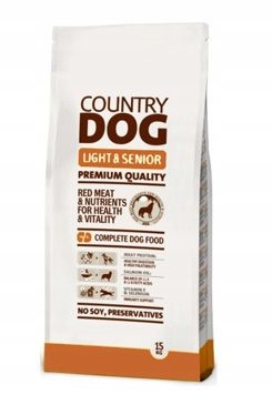 Levně Country Dog Light Senior 15kg