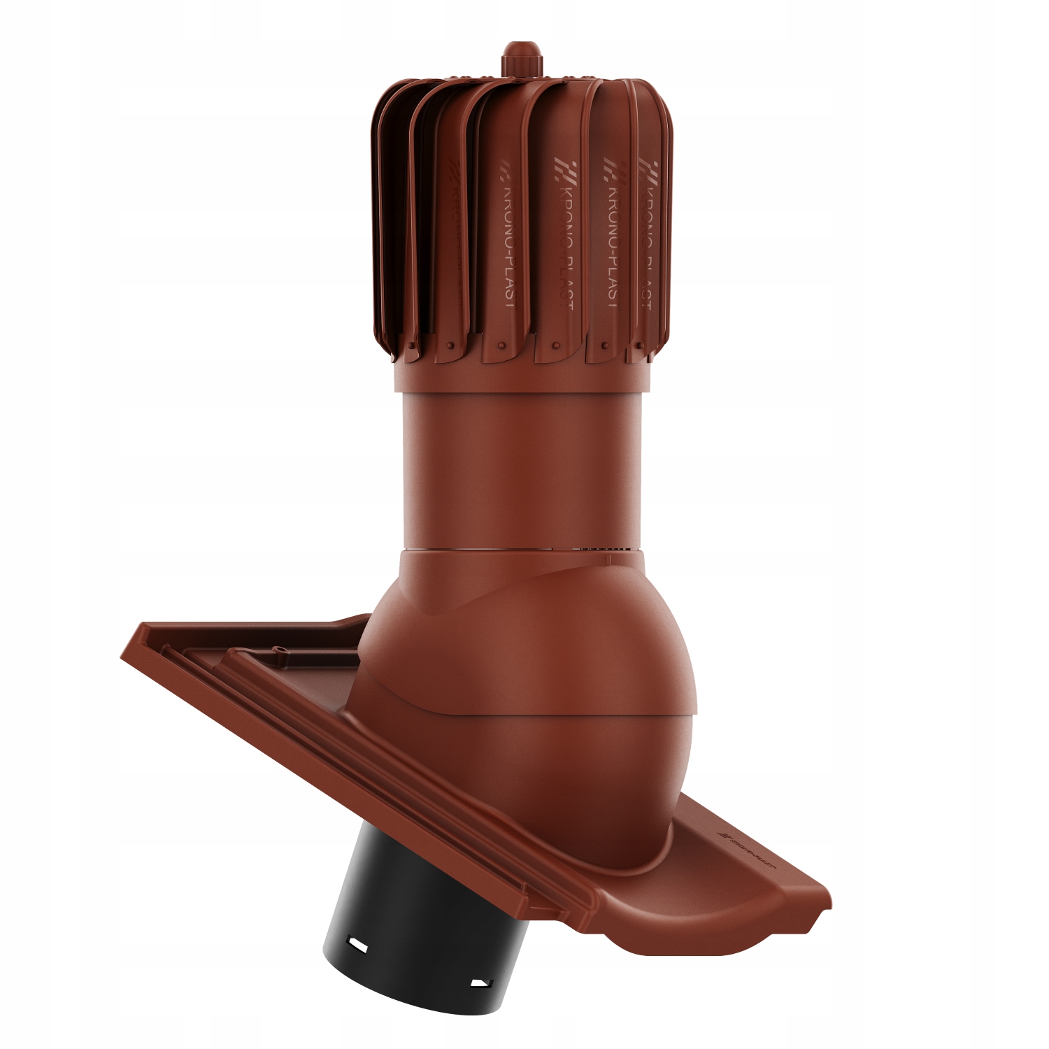 Větrací komín Otočný podlouhlý 125 Creaton Cantus Měděná Angoba