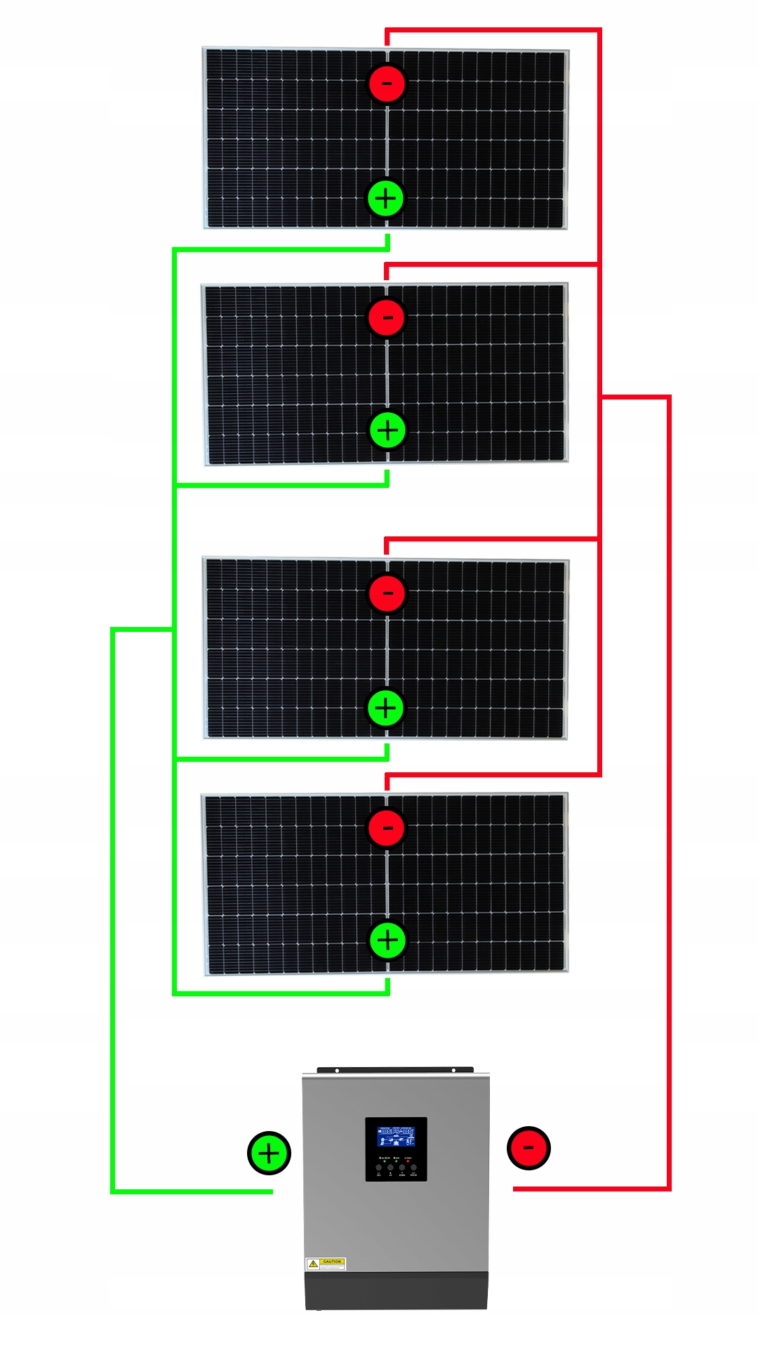 Falownik fotowoltaiczny Inwerter Solarny Ładowarka OFF-GRID PWM 3KW + WiFi Waga produktu z opakowaniem jednostkowym 13 kg