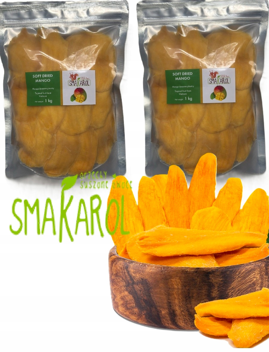 Mango suszone plastry 2000g (2x1000g)